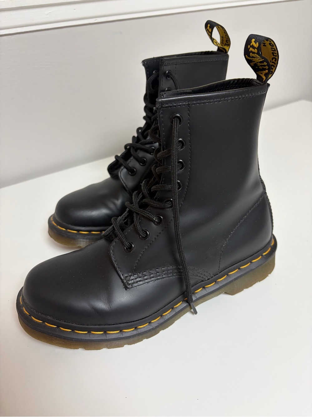 Dr Martens 1460 Smooth Leather Lace Up Boots